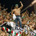 Suporterii Legiei pot urmări meciul de la una dintre cele două tribune ale stadionului