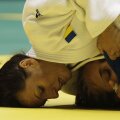 Andreea Chiţu, 24 de ani, în meciul cu italianca Giuffrida, cîştigat prin ippon // Foto: Reuters