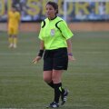 Ioana Puşcaşu nu a resimţit lovitura lui Florin Budeanu: a continuat partida.
