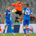 Erico și ceilalți fundași ai oltenilor trebuie să păzească pe rapidizii atacanți portughezi, care au ajuns în Europa League după ce au pierdut play-off-ul Champions