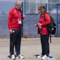 Mariana Bitang şi Octavian Belu spun că nu îşi doresc să fie "martorii dispariţiei gimnasticii româneşti" // Foto: Raed Krishan