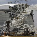 La ora accidentului de miercuri, stadionul era gata în proporție de 94 la sută // Foto: Reuters