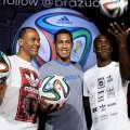 Cafu, Hernane şi Seedorf au prezentat mingea oficială a Campionatului Mondial din 2014