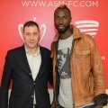 Lacina Traore, prezentat ieri la Monaco, alături de Riccardo Pecini, directorul sportiv monegasc