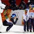Carina Vogt a luat aurul olimpic la Soci f: Reuters