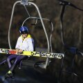 Carina Vogt, proaspătă campioană olimpică la Soci se antrenează de două zile pe trambulina de la Rîșnov