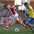 Podolski, dreapta, a fost ieri umbra puncheurului de altădată. Nimic nu i-a ieșit