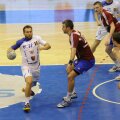 Marius Stavrositu a fost responsabilul cu showul în meciul cu Vasluiul // Foto: Gabriel Tănasă
