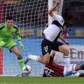 Amauri a finalizat sclipitor unul dintre contraatacurile letale ale Parmei și visează la Europa League // Foto: Guliver/GettyImages