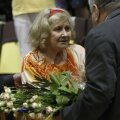 Victoriţa Dumitrescu a participat acum 5 ani, în luna mai, la manifestările prilejuite de împlinirea a 75 de ani de existenţă a FRH // Foto: Cristi Preda