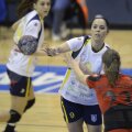 Aurelia Brădeanu a arătat aseară că vîrsta nu contează, întotdeauna, în sport // Foto: Alex Nicodim (Tîrgovişte)
