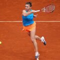 Simona Halep pe zgura de la Madrid, unde se simte ca acasă // Foto: Guliver/GettyImages