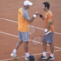 Horia Tecău și Jean-Julien Rojer sărbătoresc în stilul lor // Foto: Raed Krishan