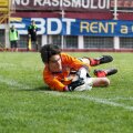 Vâlceanu în poarta Sportului, apărînd pe Giuleşti