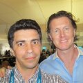 Steve McManaman alături de reporterul GSP
