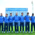 9 fotbalişti au fost prezentaţi ieri de CSU: Straton, Mateiu, Dănănae, Băluţă, Frăsineanu, Kay, Nuno Rocha, S. Achim şi Neacşa