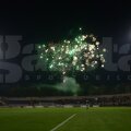 Botoșănenii au sărbătorit inaugurarea nocturnei cu un foc de artificii la finalul meciului // Foto: Ionuț Tăbultoc