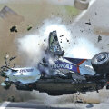 Kubica a suferit un accident groaznic