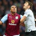Agbonlahor, stînga, în duel cu Carrick, a fost ghinionistul zilei // Foto: Guliver/GettyImages