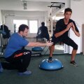 Andrei Stan lucrează cu E-Fit sub supravegherea preparatorului fizic Iulian Dinu, la Personal Trainer Studio