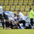 Nicoliță și ceilalți fotbaliști de la Viitorul au savurat pe deplin reușitele de ieri după-amiază // Foto: Alex Nicodim