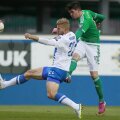 Lafferty (în verde) e împrumutat acum de Norwich la Rizespor, în prima ligă turcă // Foto: Reuters
