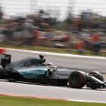 Monopostul Mercedes condus de Lewis Hamilton a fost cel mai rapid la Silverstone