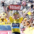 Chris Froome trece linia de sosire, după o performanță incredibilă, foto: reuters