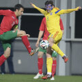Raul Rusescu, atacantul cu mască, are 8 selecții și un gol la "națională"