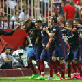 Diego Simeone (stînga) și luptătorii săi madrileni // Foto: Reuters