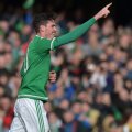 Lafferty spune: "Ar fi perfect să sărbătorim calificarea la Belfast, ar fi o seară cu totul specială pe Windsor Park. Fanii noștri o merită"
// Foto: Guliver/GettyImages