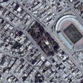 Așa arată văzut din satelit stadionul Municipal de 20.000 de locuri din Raqqa