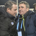 Reghecampf și Hagi s-au salutat cordial și înainte, și după meci // Foto: Alex Nicodim (Ovidiu)
