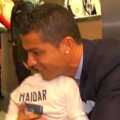Cristiano Ronaldo & Haidar ► Foto: mirror.co.uk