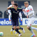 Enzo Zidane (în albastru), la Real Castilla
