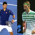 Novak Djokovici și Roger Federer, foto: reuters