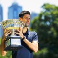 Novak Djokovici și al șaselea său trofeu la Australian Open, foto: reuters