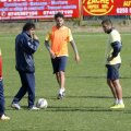 Imagine de astă-toamnă, cu Giovanni Pisano (stînga), la timona clubului gugulan