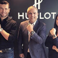 Pilotul Martin Fuentes, directorul Ricardo Guadalupe și Simona Halep drept modele pentru ceasurile Hublot