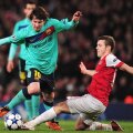 În "optimile" Ligii 2010-2011, Wilshere a cîștigat duelul de pe Emirates cu Messi (2-1), dar a pierdut returul cu 3-1