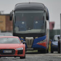 Audi-ul lui Timo, în decorul din Domnești // FOTO Raed Krishan
