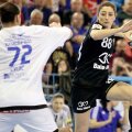 Patricia Vizitiu a avut un procentaj de 50 la sută la meciul cu Buducnost: 4 goluri, 8 aruncări // FOTO sportpictures.eu