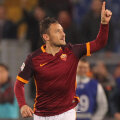 Francesco Totti i-a dedicat golurile de miercuri soției Ilary, cu un "te amo" în fața camerelor TV