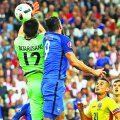 Intervenția lui Giroud asupra lui "Tătă" a încins spiritele // Foto: Getty Images