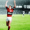 Zico, în perioada în care evolua la Flamengo