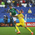 McAuley plasează balonul la colțul lung, de lângă un Haceridi rămas pironit: 0-1 // FOTO Guliver/GettyImages