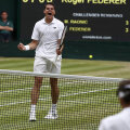 Milos Raonic și momentul în care și-a dat seama că e în finală la Wimbledon // FOTO Guliver/GettyImages