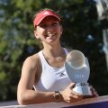 Simona, trofeul și un zâmbet pentru o săptămână plină de tenis și emoții // Foto: Raed Krishan