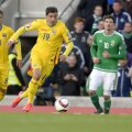 Kyle Lafferty în verde cu numărul 10 // Foto: Alex Nicodim (Gazeta Sporturilor)