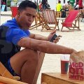 Un sportiv venezuelian mănâncă la Mc, foto: GSP/Rio